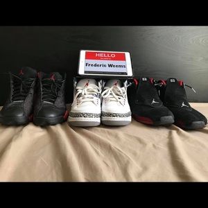 Air Jordan 3s 13s 18s